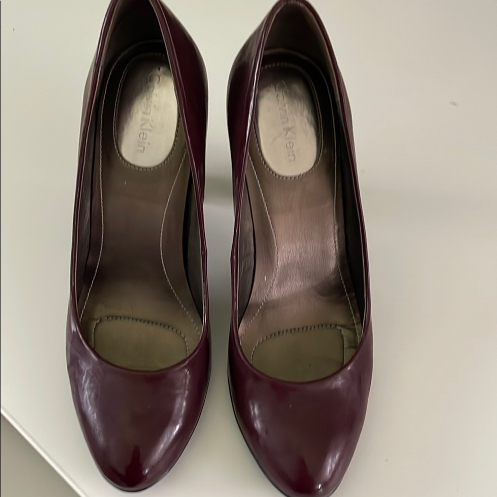 Calvin Klein Women's Burgundy Heels
